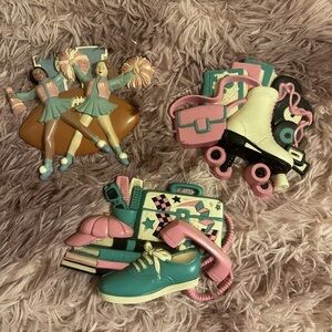 Burwood 1993 Wall Plaque Roller Skate Cassette Sneakers Phone Cheerleaders